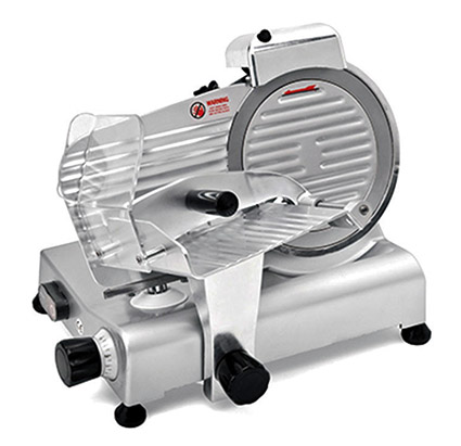 107 010 ipari felvágott szeletelő gép beépitett élezővel 22 cm tárcsával